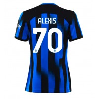 Camisa de time de futebol Inter Milan Alexis Sanchez #70 Replicas 1º Equipamento Feminina 2023-24 Manga Curta